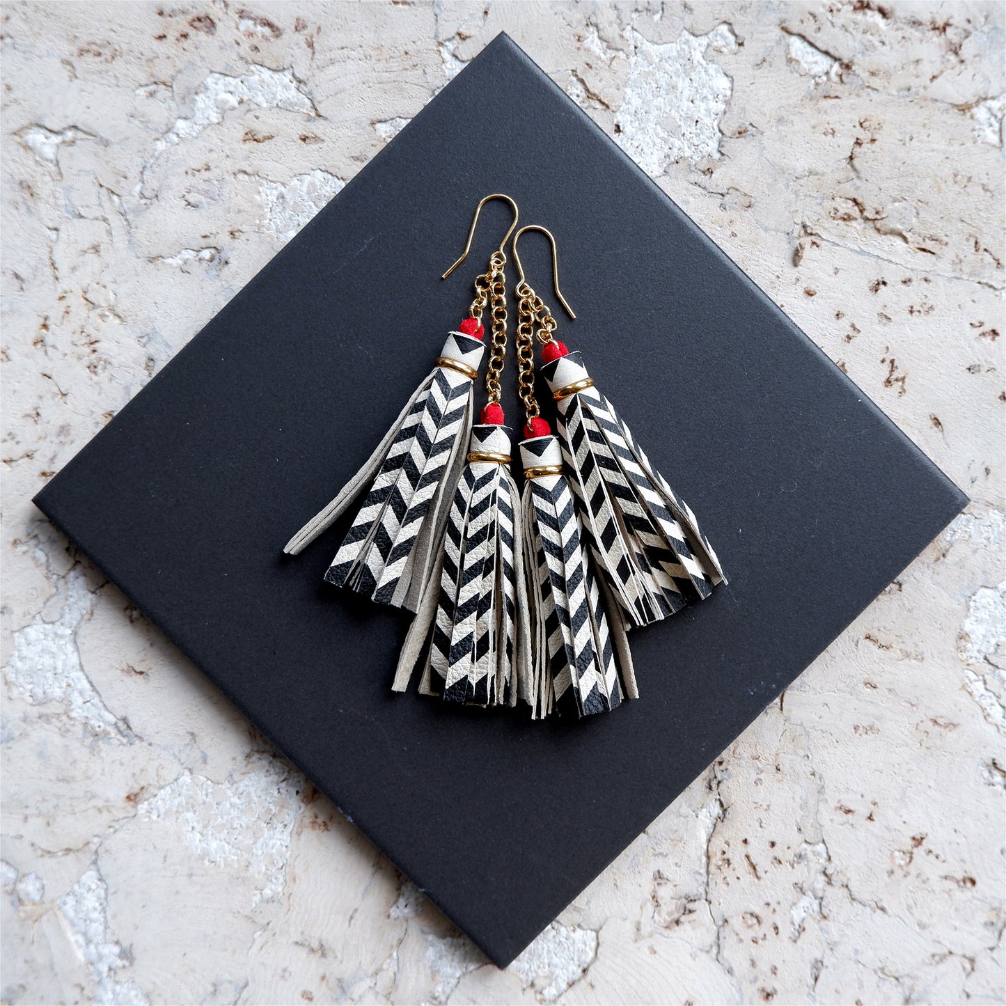 DOPPELGÄNGER . tassel earrings