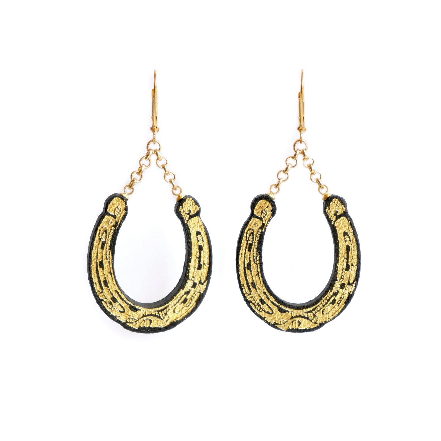 LUCKY HORSESHOE . earrings