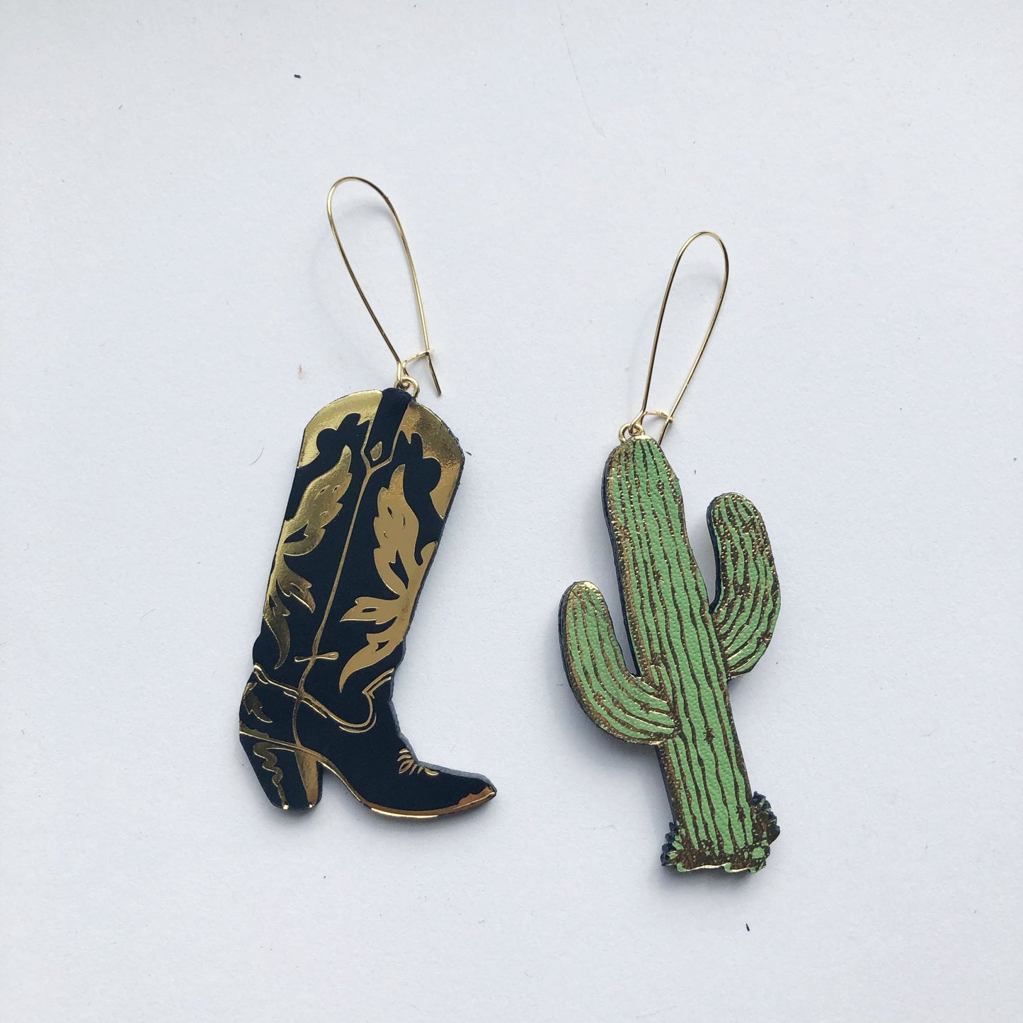 WESTERN BOOT . earrings