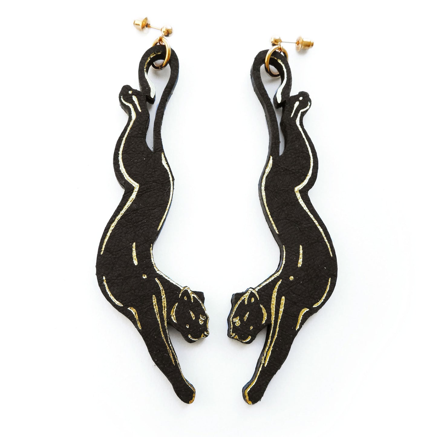 POUNCING PANTHER . earrings