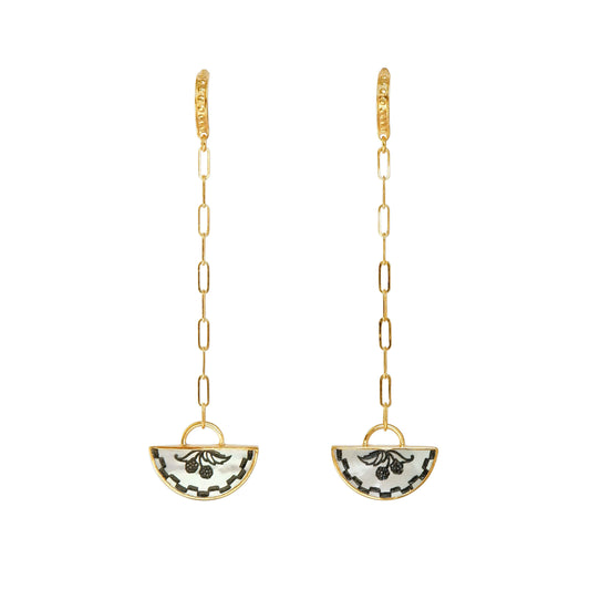 AMICI . Half Moon Drop Earrings