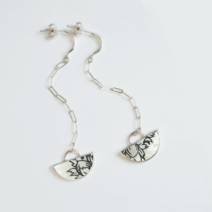 AMICI . Half Moon Drop Earrings