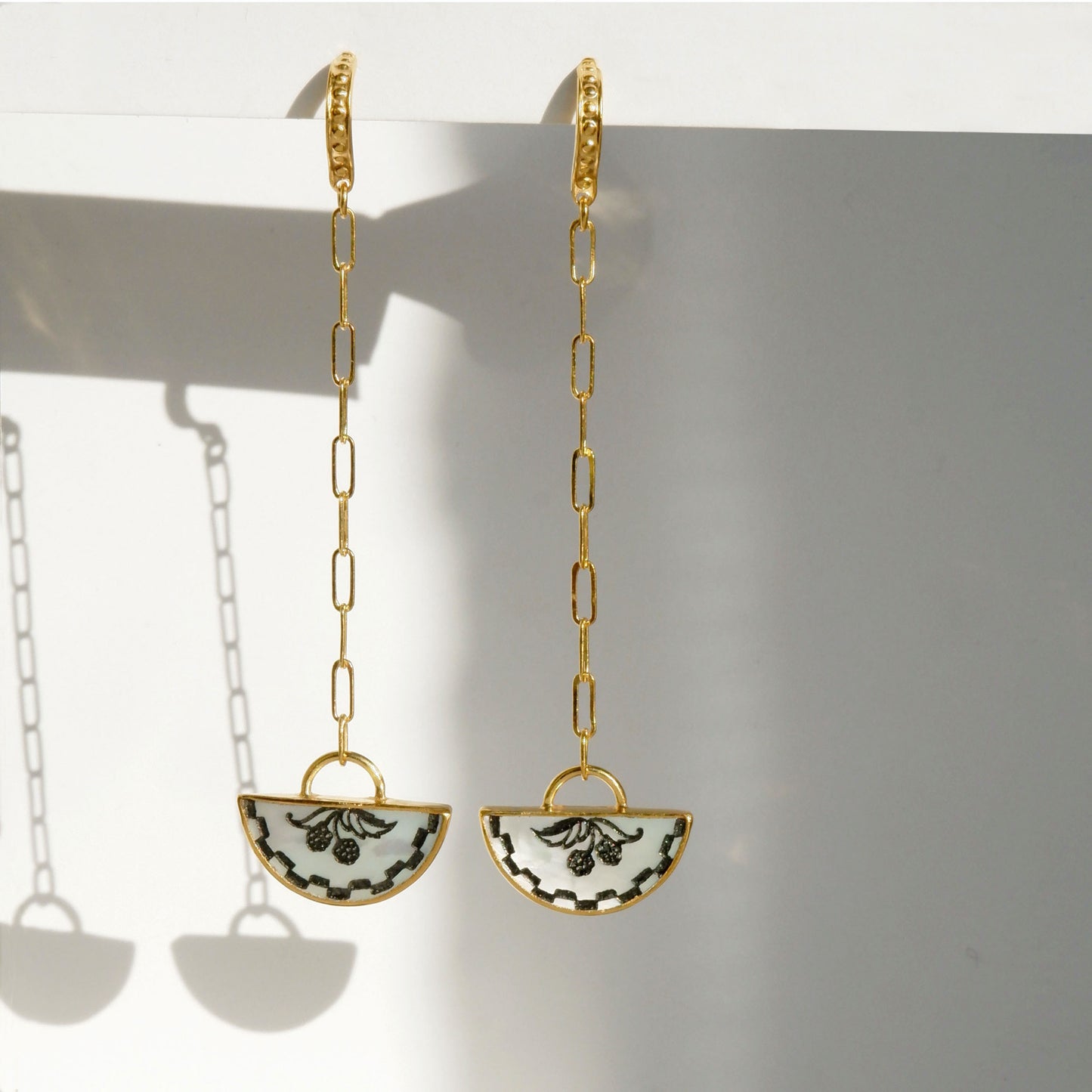 AMICI . Half Moon Drop Earrings