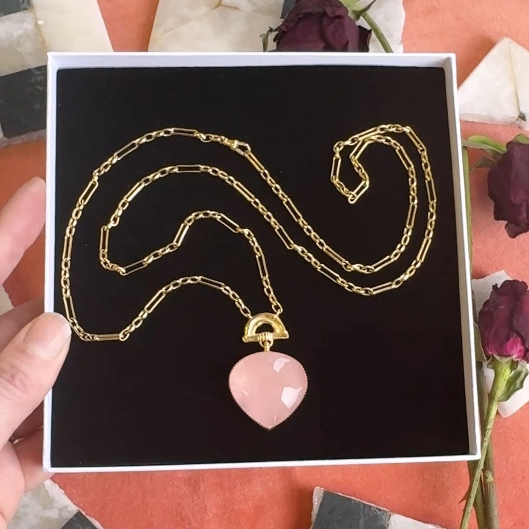 BAMBOO SUNRISE . XL pendant  / O.O.A.K / various stones