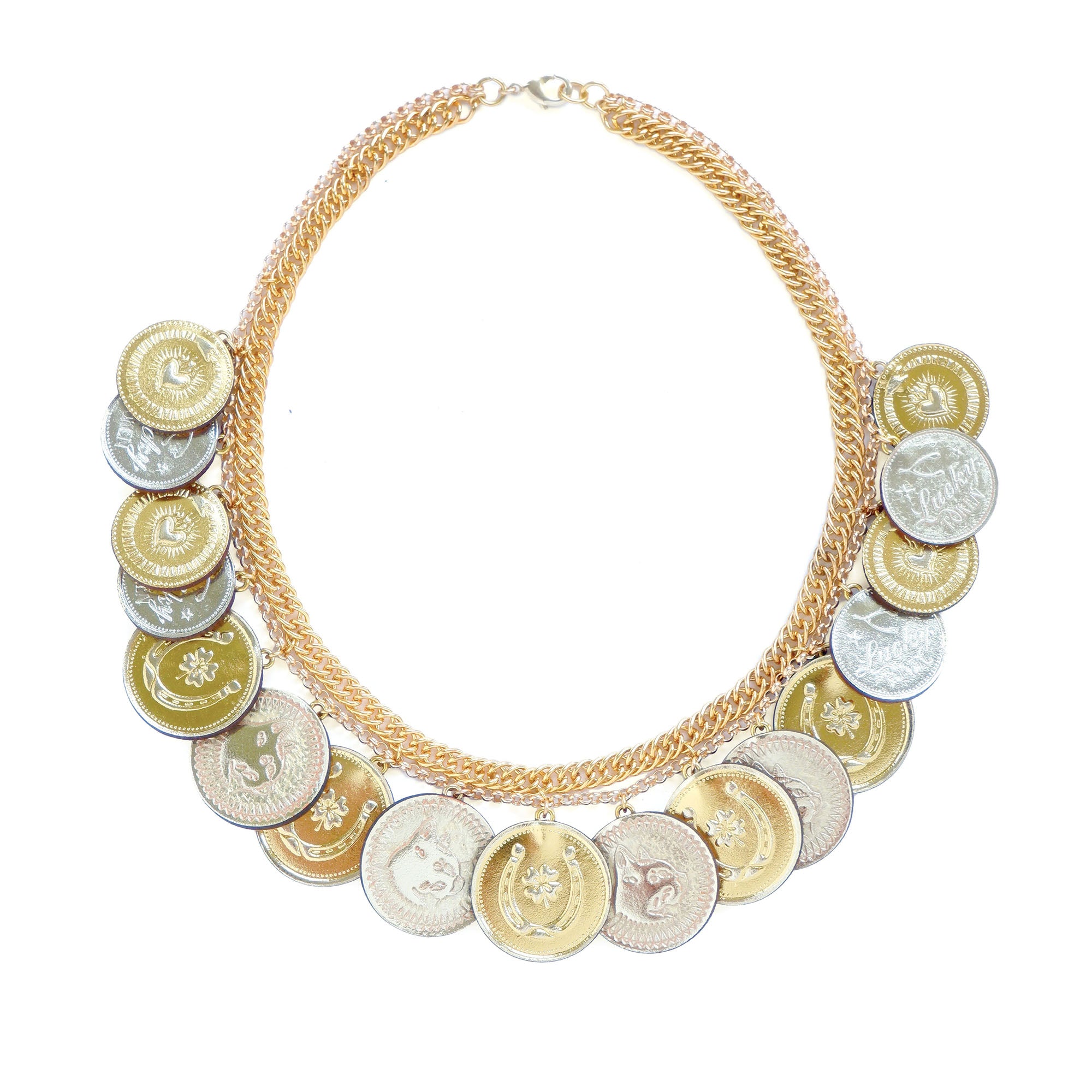 Lucky 2024 coin necklace