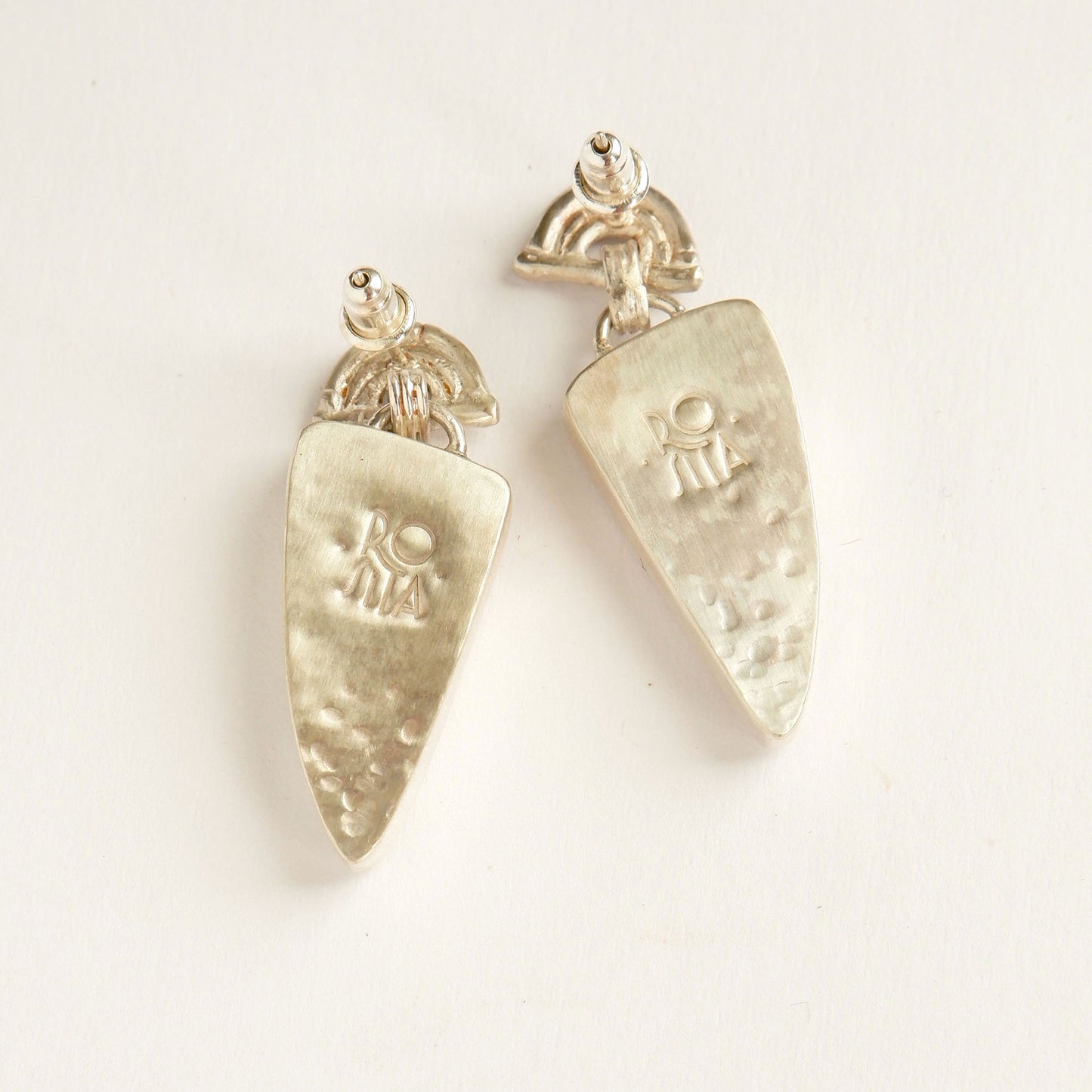 mini BAMBOO SUNRISE . stud earrings / O.O.A.K. / various stones