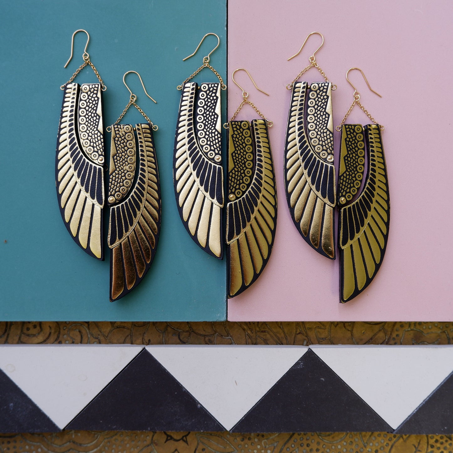 DECO WING . earrings