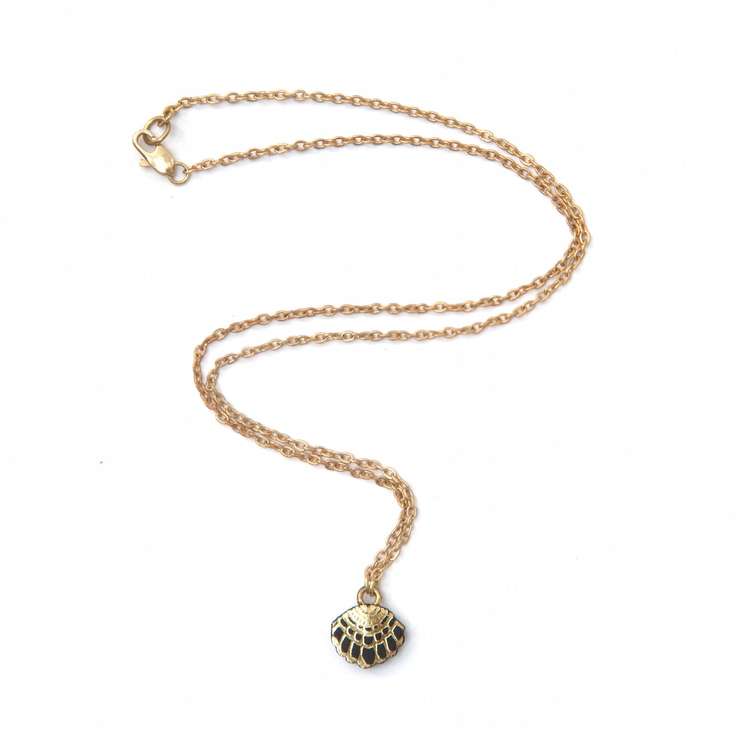 small seashell pendant, necklace