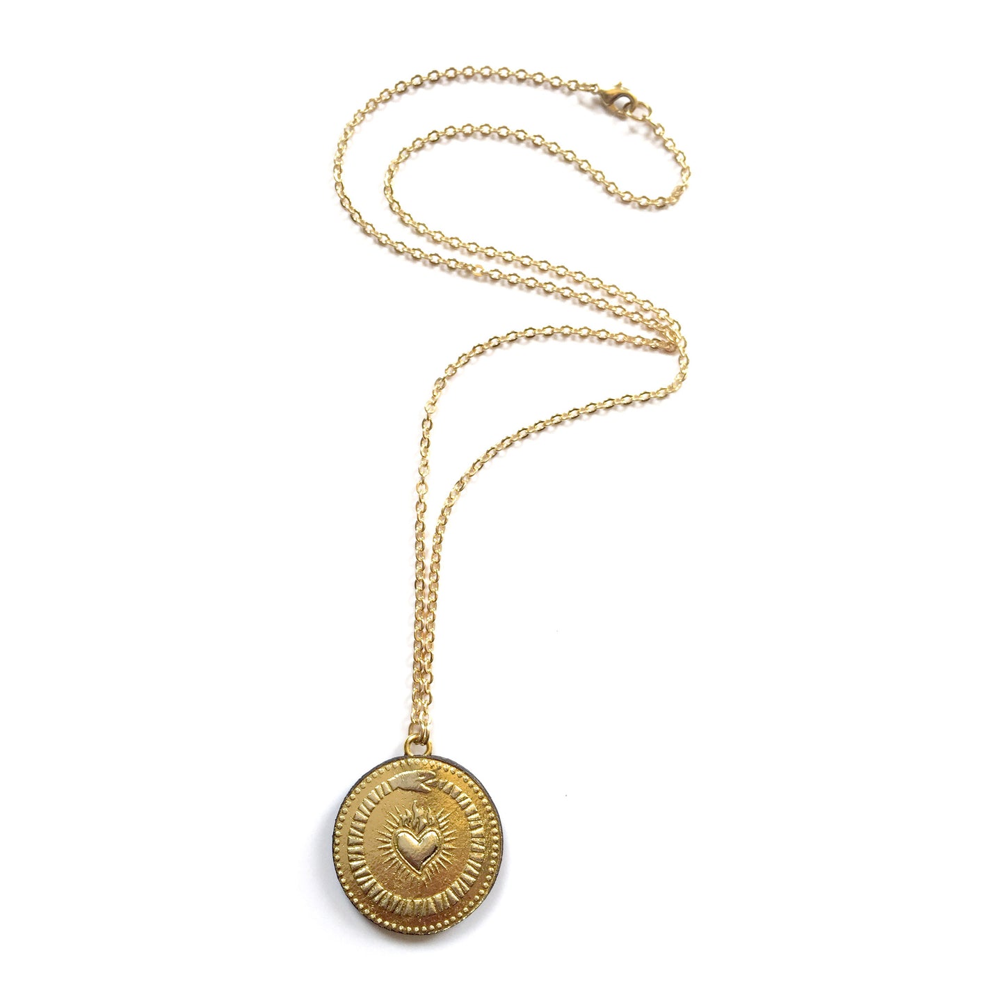 LUCKY COIN . pendant