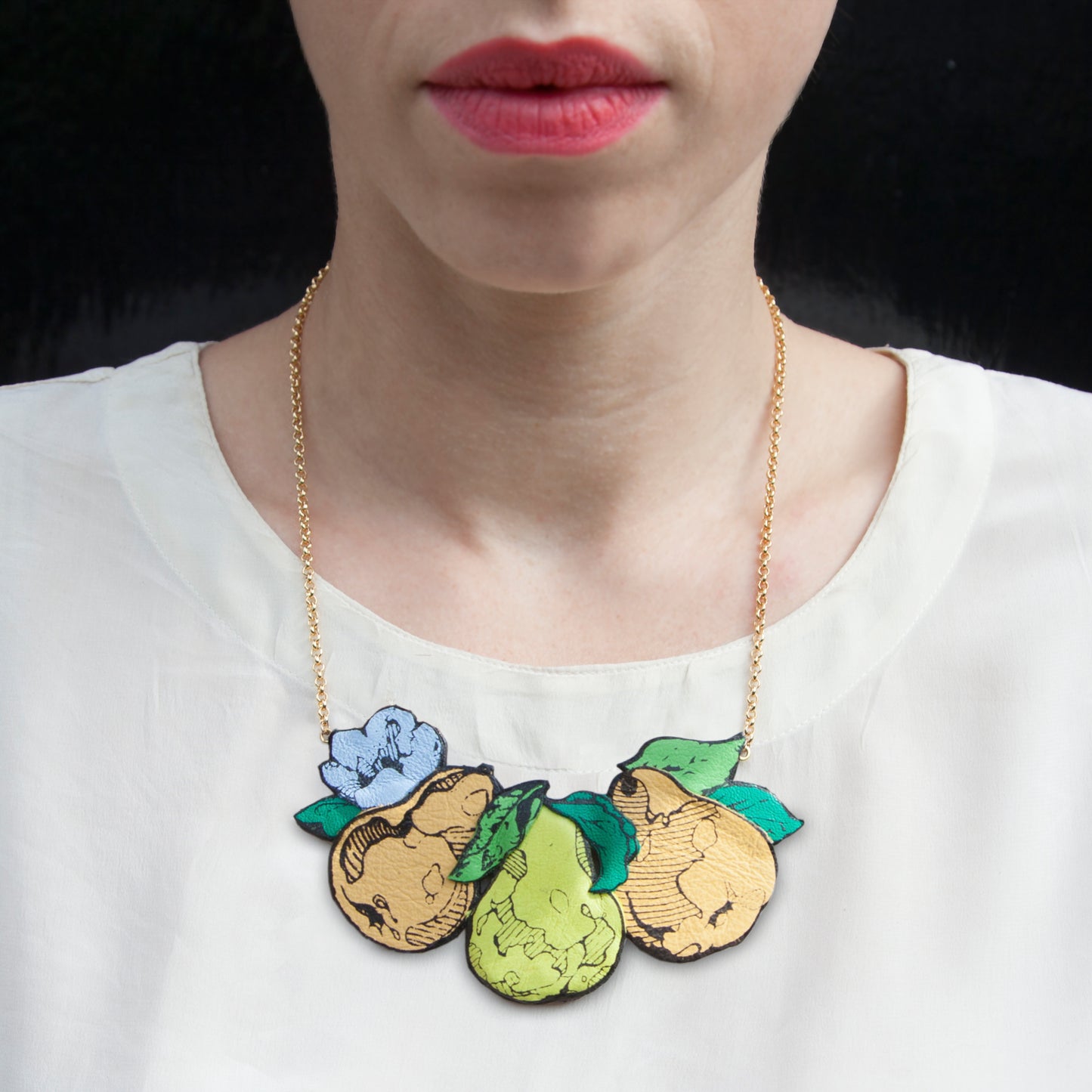 PEAR BRANCH . necklace